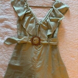 Top Shop romper linen size small